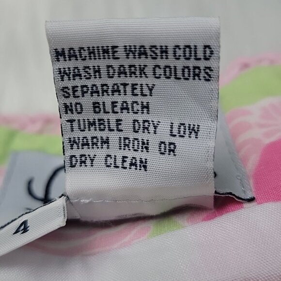 LILLY PULITZER Pink Nautilus Shell Print Strapless Halter Cotton Sheath Dress 4 - Picture 5 of 10